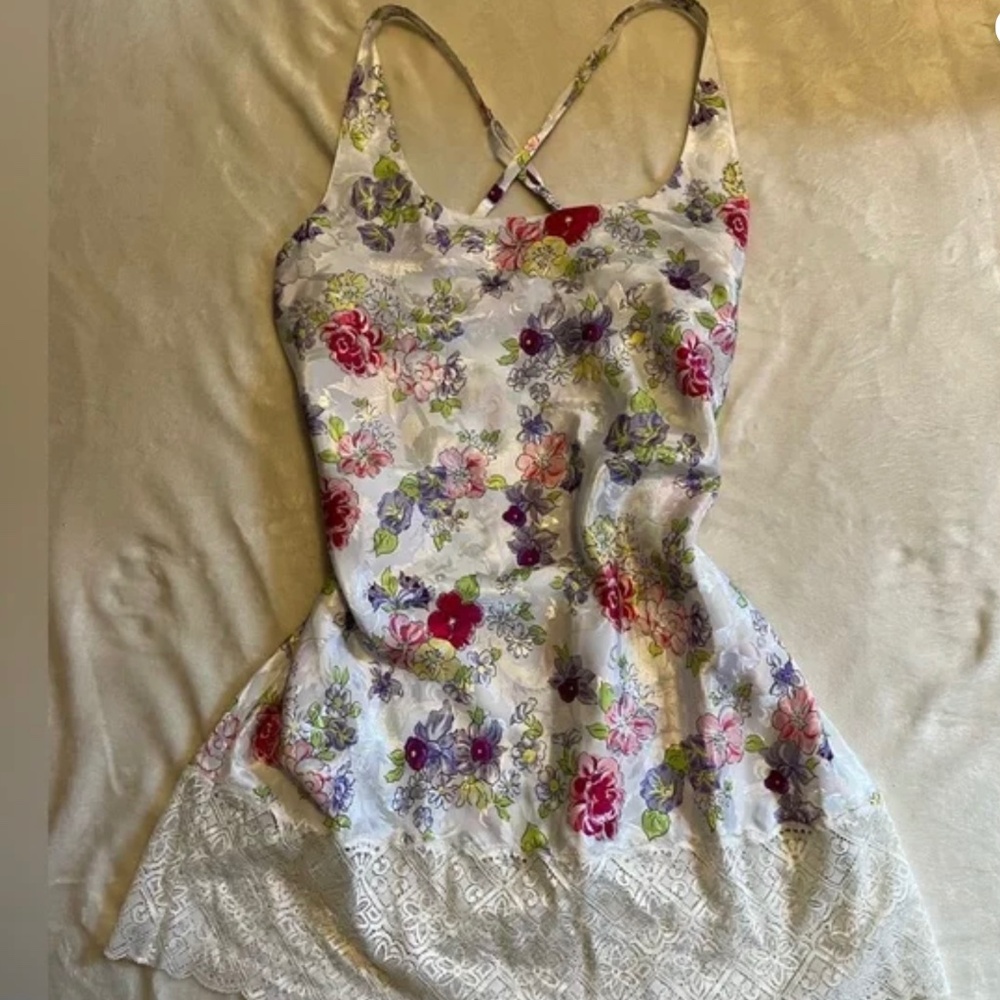 Vintage Victoria’s Secret Floral Large Slip Dress